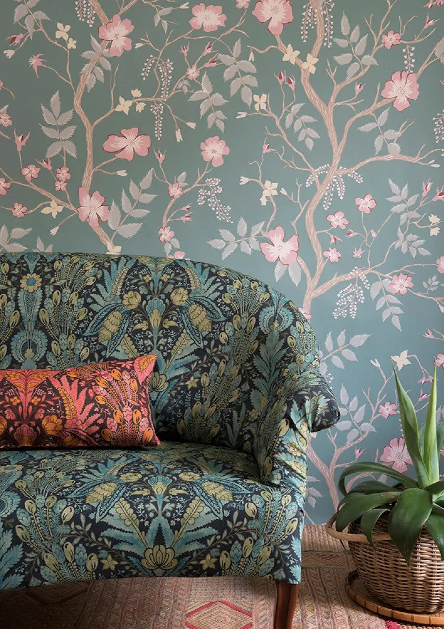Cinda's Roses Genie — Lewis & Wood behang