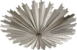 Claymore Flush Mount — Visual Comfort for Visual Comfort & Co. — Burnished Silver Leaf