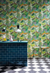 Miami-tapetti — Cole & Son sisustuksessa