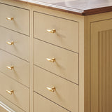 Colmore T-bar Greep — sfeerbeeld, Satin messing, gelakt