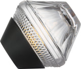 Copper Coast 5" Rechargeable Bordslampa — Waterford for Visual Comfort & Co. — Bronze with Clear Crystal detaljbild
