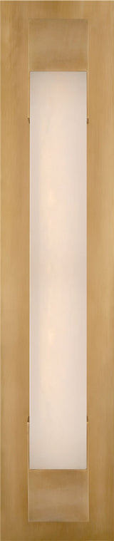 Covet 21" Bracketed -seinävalaisin — Kelly Wearstler for Visual Comfort & Co. — Antique-Burnished Brass with Alabaster