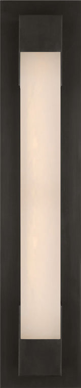 Covet 21" Bracketed -seinävalaisin — Kelly Wearstler for Visual Comfort & Co. — Bronze with Alabaster
