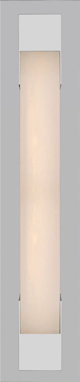 Covet 21" Bracketed -seinävalaisin — Kelly Wearstler for Visual Comfort & Co. — Polished Nickel with Alabaster