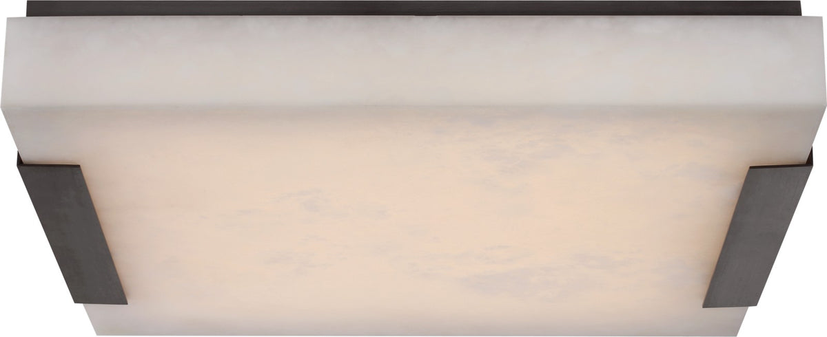 Covet Large Plafonnière — Kelly Wearstler for Visual Comfort & Co. — Bronze with Alabaster
