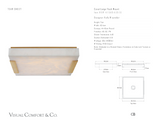 Covet Large Plafonnière — Kelly Wearstler for Visual Comfort & Co. maatschets