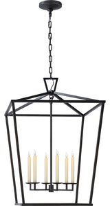 Darlana Extra Large Lantaarn — Chapman & Myers for Visual Comfort & Co. — Aged Iron
