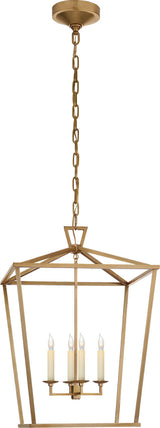 Darlana Medium Lantaarn — Chapman & Myers for Visual Comfort & Co. — Antique-Burnished Brass