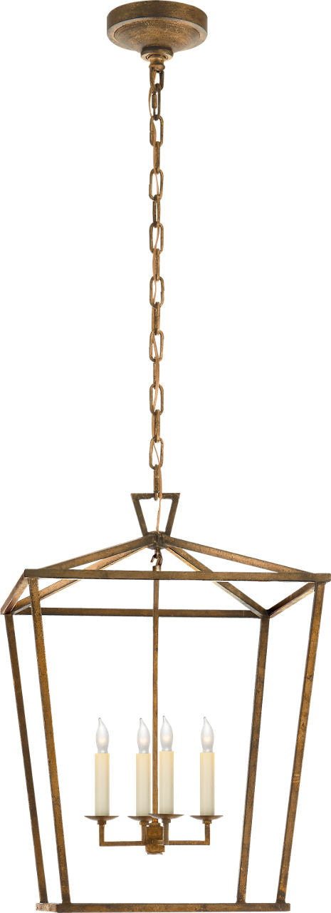 Darlana Medium Lantaarn — Chapman & Myers for Visual Comfort & Co. — Gilded Iron