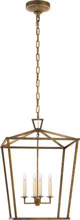 Darlana Medium Lantaarn — Chapman & Myers for Visual Comfort & Co. — Gilded Iron