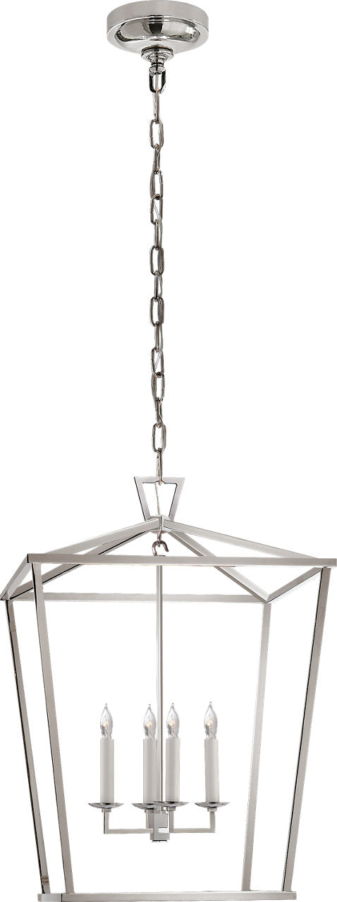Darlana Medium Lantaarn — Chapman & Myers for Visual Comfort & Co. — Polished Nickel