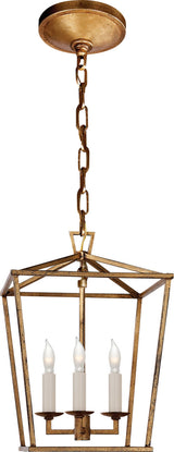 Darlana Mini Lantaarn — Chapman & Myers for Visual Comfort & Co. — Gilded Iron