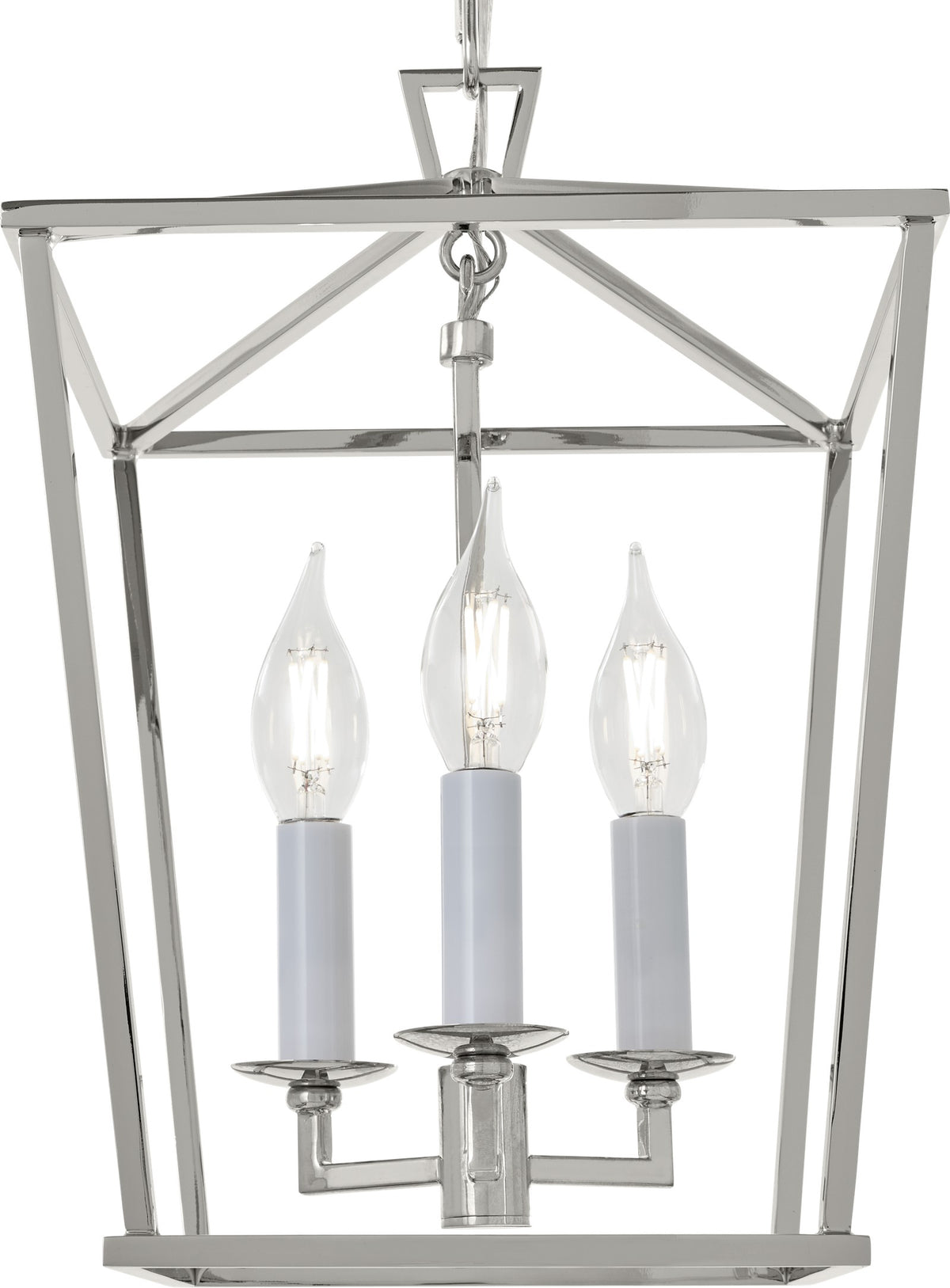 Darlana Mini Lykta — Chapman & Myers for Visual Comfort & Co. — Polished Nickel detaljbild