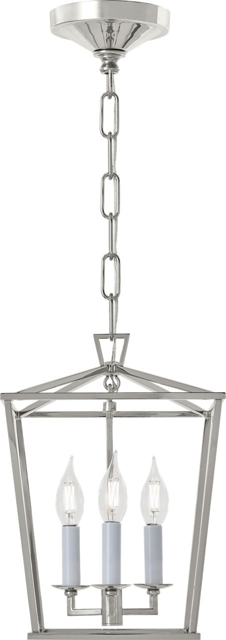 Darlana Mini Lantaarn — Chapman & Myers for Visual Comfort & Co. — Polished Nickel