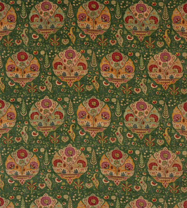 Manuel Canovas Tyg Darya Velours Foret
