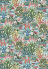 Elysium Aqua — Osborne & Little -tapettinäyte