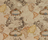 Planisphere Miel — Pierre Frey tyg