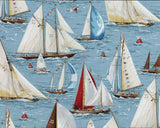 Regates Bleu — Pierre Frey tyg
