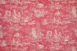 Satin Coutances Negatif Rouge — Pierre Frey tyg