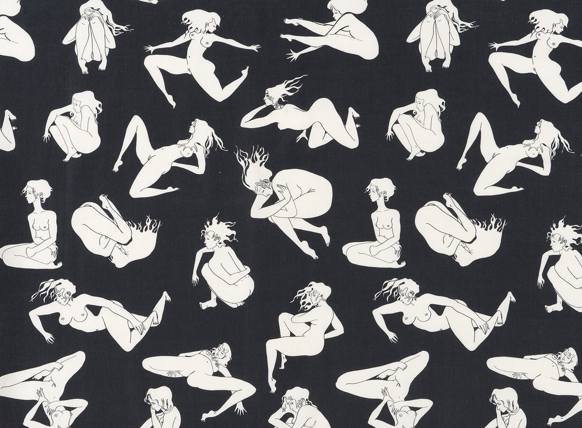 La Danse Noir & blanc — Pierre Frey tyg