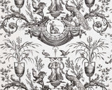 Fontaine et Animaux Noir — Pierre Frey fabric