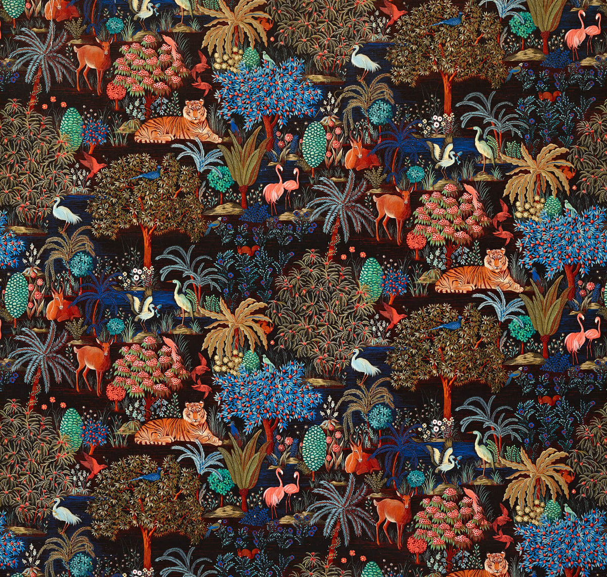 Le Jardin du Palais Velours Nuit — Pierre Frey -kangas