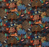 Le Jardin du Palais Velours Nuit — Pierre Frey -kangas