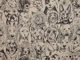 Designer Dogs Fusain — Pierre Frey Stoff