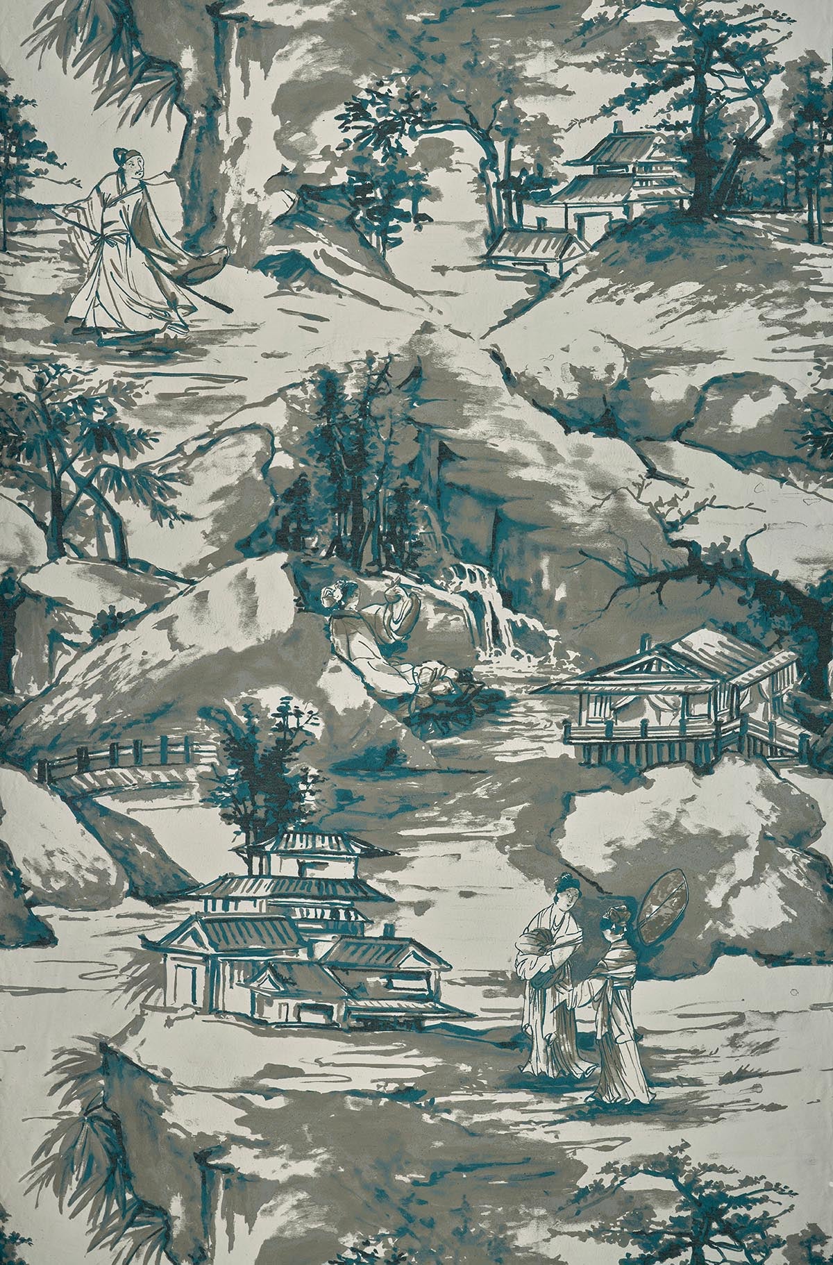 Takao Celadon — Pierre Frey fabric
