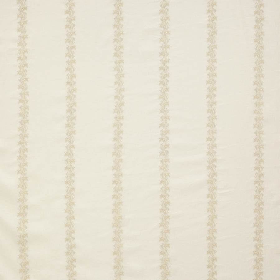Feather Stripe Sheer Beige — Colefax & Fowler -kangas
