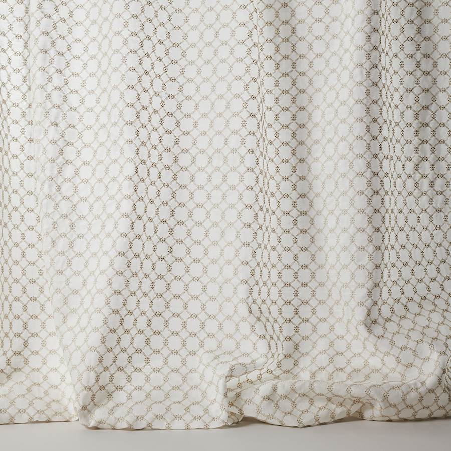 Phoebe Linen Cream — Colefax & Fowler stof