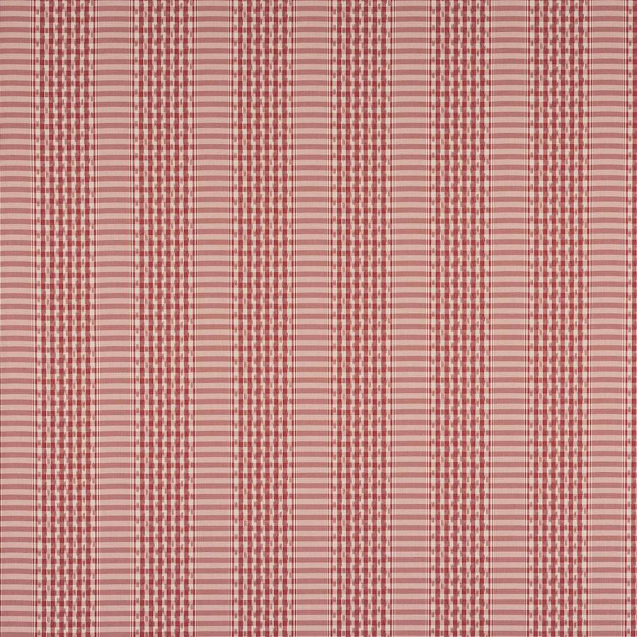 Langham Check Tomato — Colefax & Fowler stof