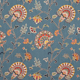 Marquis Petrol Blue — Colefax & Fowler stof