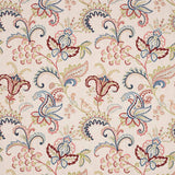 Roseto Red/Navy — Colefax & Fowler stof