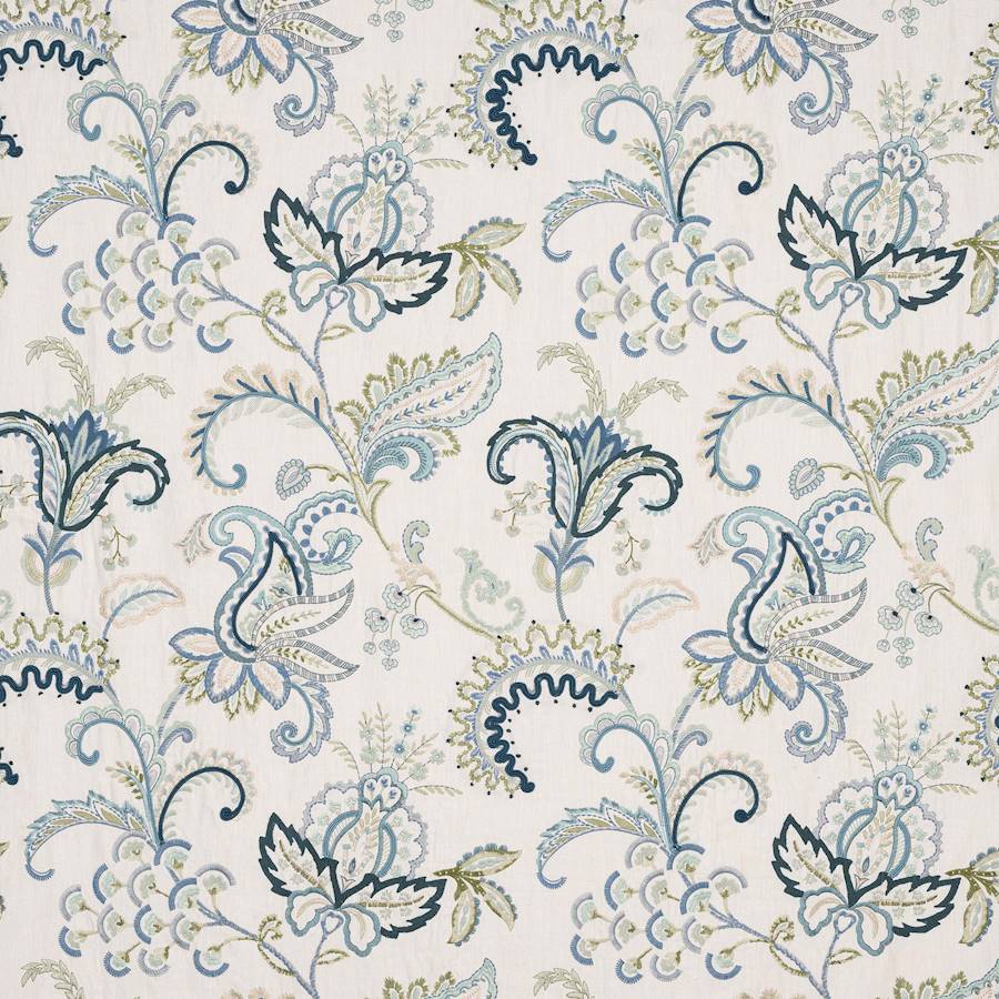 Roseto Blue — Colefax & Fowler stof