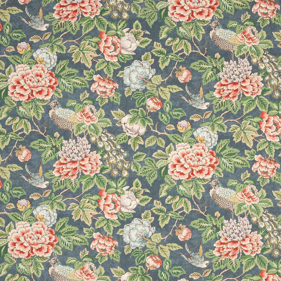 Chilgrove Navy — Colefax & Fowler stof
