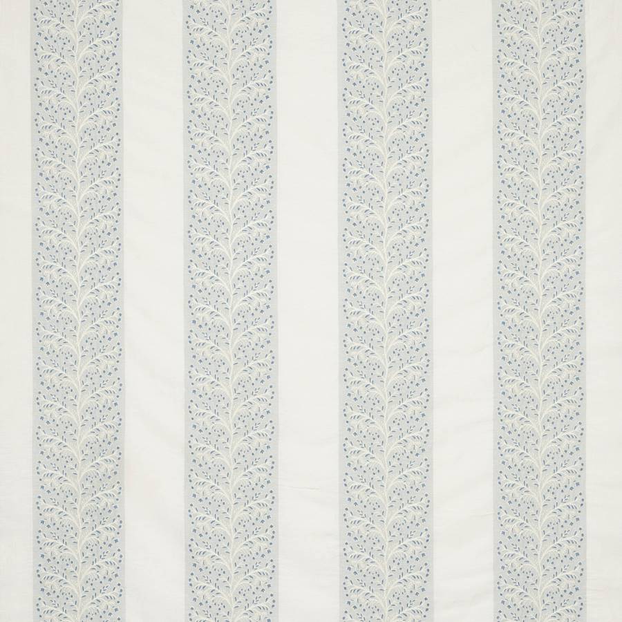 Wren Stripe Blue — Colefax & Fowler stof