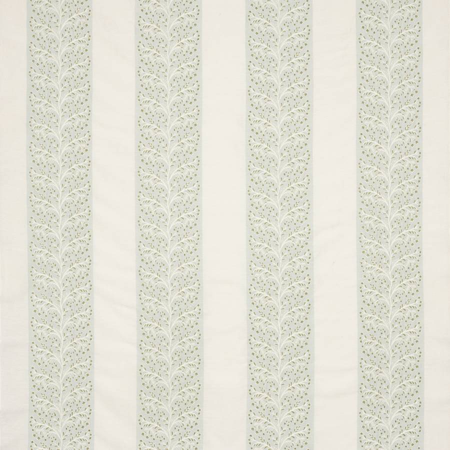 Wren Stripe Aqua — Colefax & Fowler stof