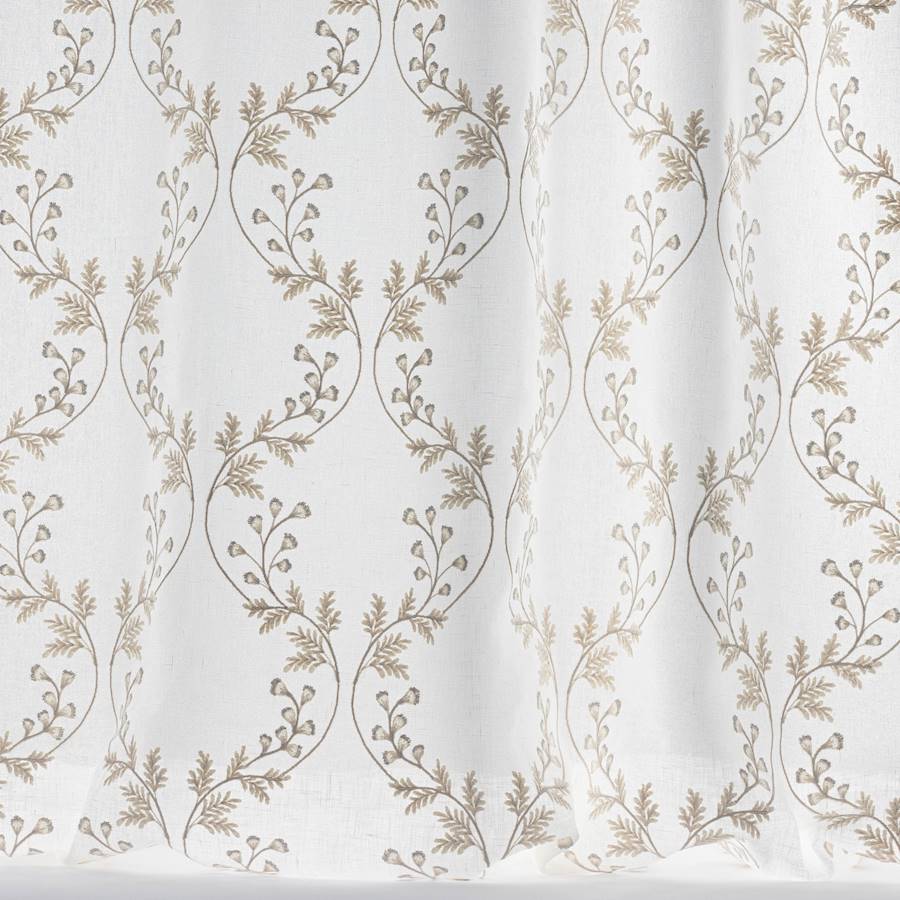 Georgia Sheer Ivory — Colefax & Fowler stof