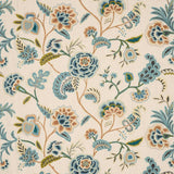 Francine Blue/Sienna — Colefax & Fowler stof