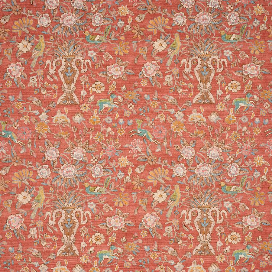 Fleury Red — Colefax & Fowler stof