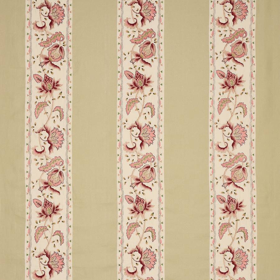 Appleby Red/Green — Colefax & Fowler Stoff