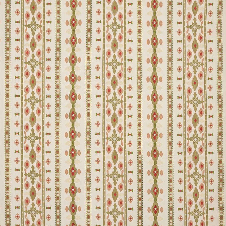 Pembury Red/Green — Colefax & Fowler stof