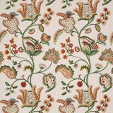 Seymour Tomato/Green — Colefax & Fowler Stoff