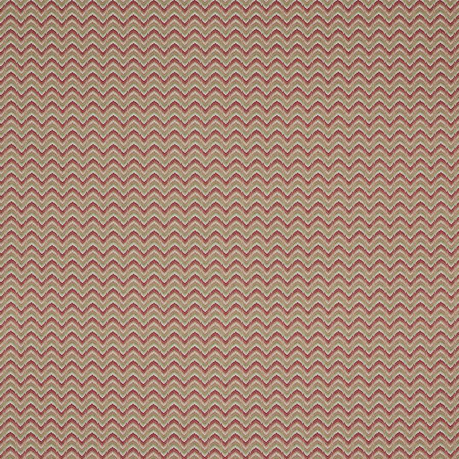 Zita Red/Green — Colefax & Fowler stof
