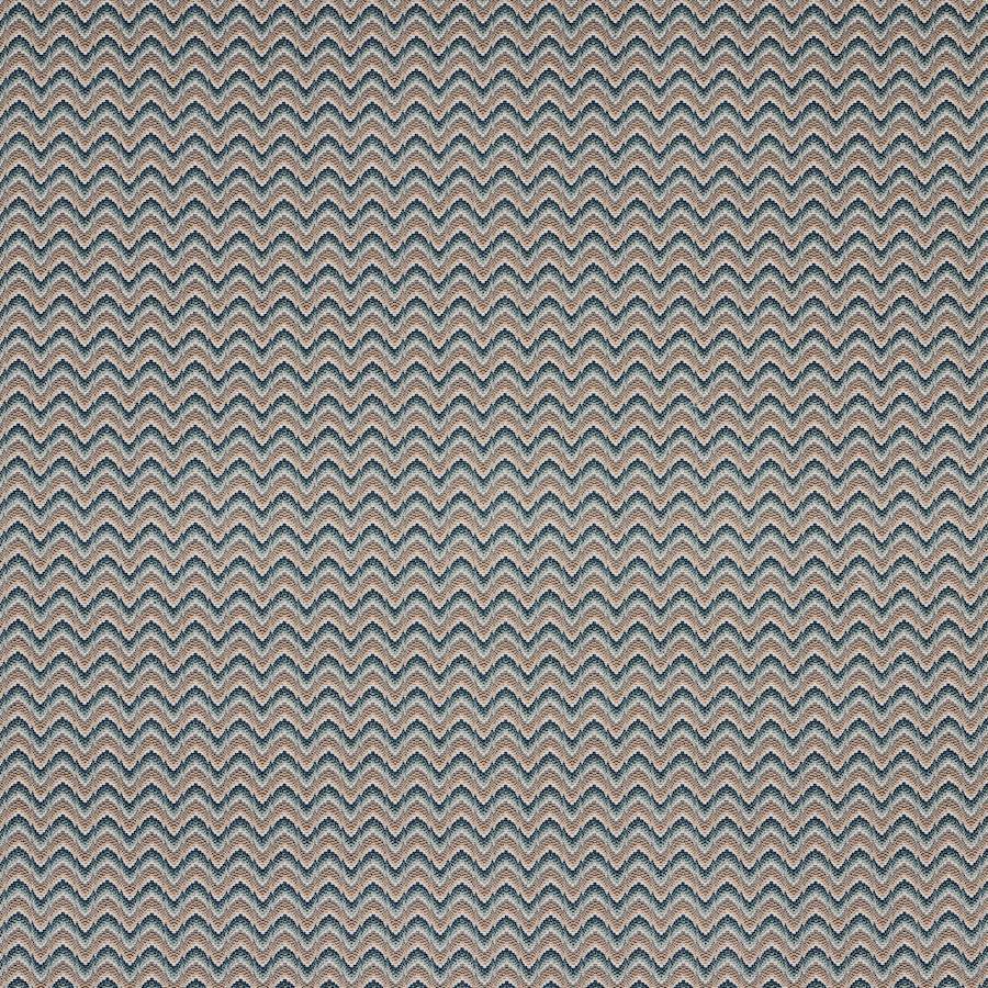 Zita Blue/Taupe — Colefax & Fowler stof
