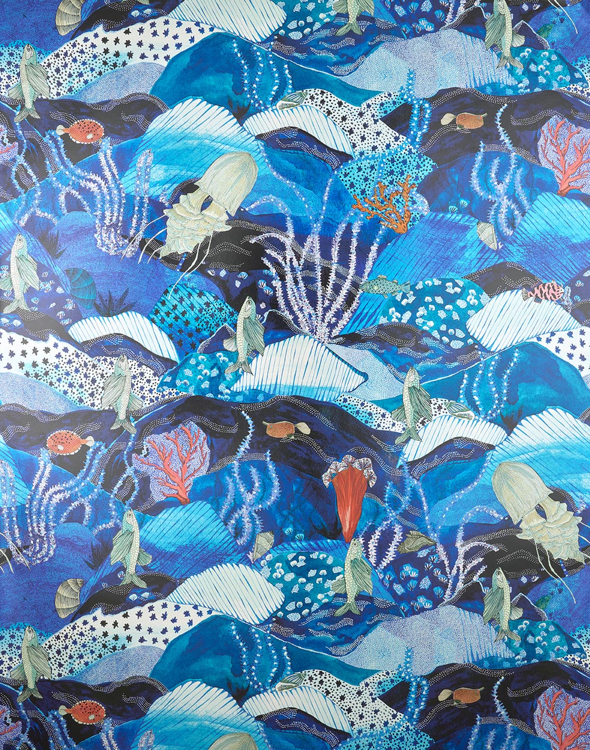 Les Maldives Ocean — Pierre Frey wallpaper