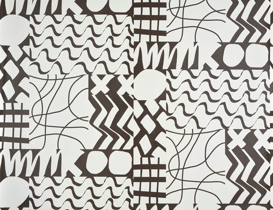 Grande Maree Charbon — Pierre Frey -tapetti