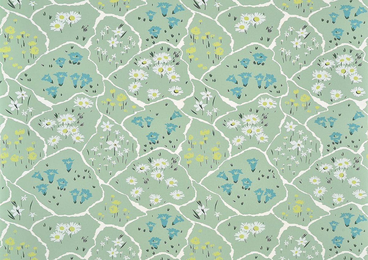 Champ Fleuri Celadon — Pierre Frey tapet