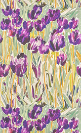 Black Tulips Printemps — Pierre Frey wallpaper